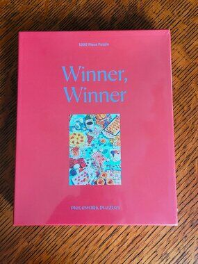 Brand New!  Piecework Puzzles 1000pc Winner,Winner jigsaw puzzle